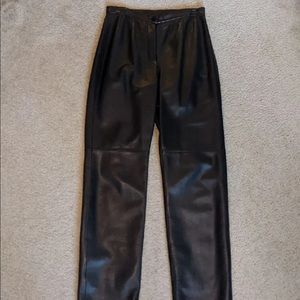 Leather pants